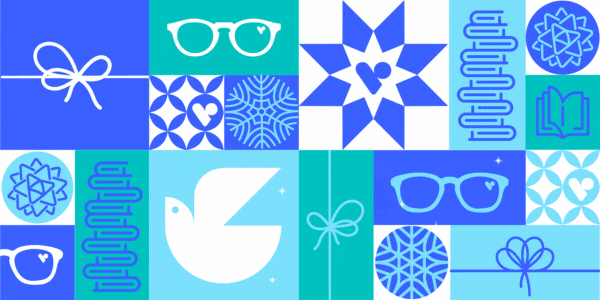 VSP Holiday graphic collage